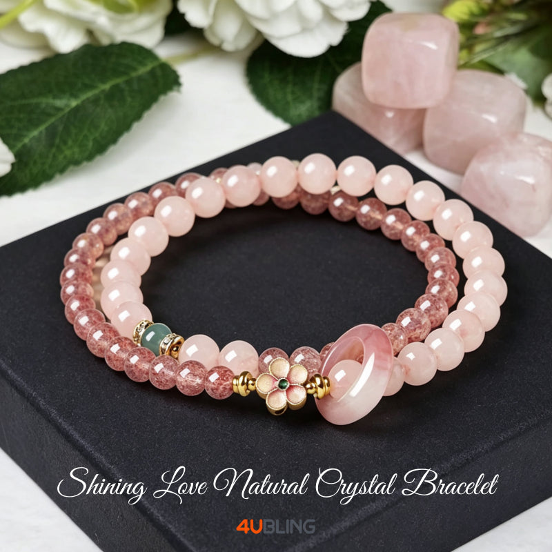 Shining Love Natural Crystal Bracelet