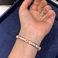Natural White Mother-of-Pearl Slim Bracelet
