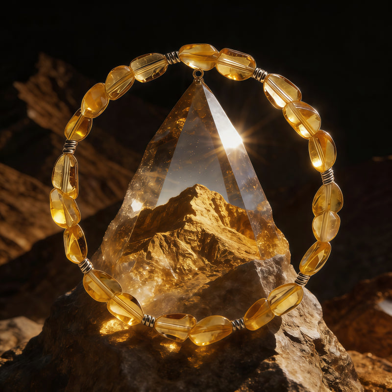 Bling Fortune Natural Crystal Bracelet