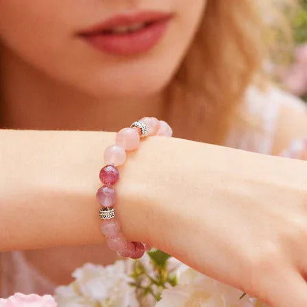 Petal Whisper Natural Crystal Bracelet
