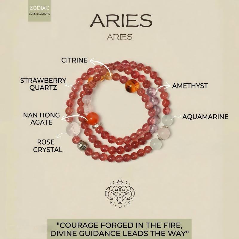 Constellation Natural Crystal Bracelet B