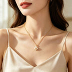 Collier à ajustement facile en quartz clair - Pureté intérieure et expression claire