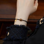 Collier en cristal naturel couronne vintage