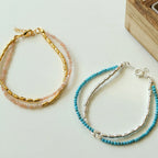 Collier en cristal naturel couronne vintage