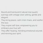 Pure Love Natural Crystal Earrings
