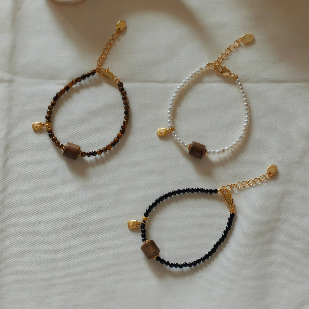 Collier en cristal naturel couronne vintage