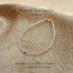 Collier en cristal naturel couronne vintage