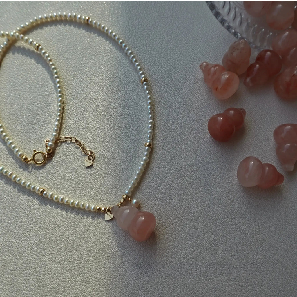 Collier à ajustement facile en quartz clair - Pureté intérieure et expression claire