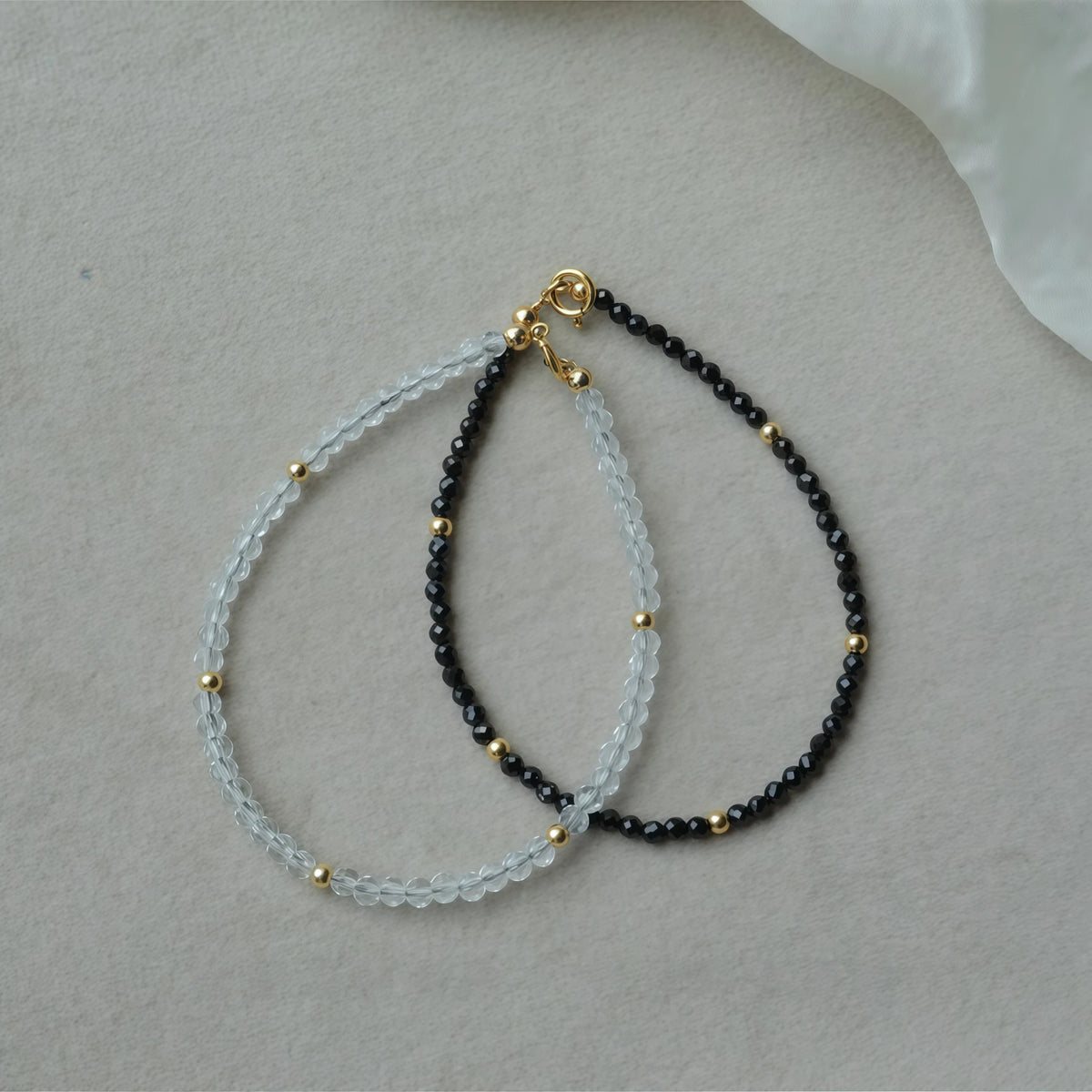 Collier en cristal naturel couronne vintage