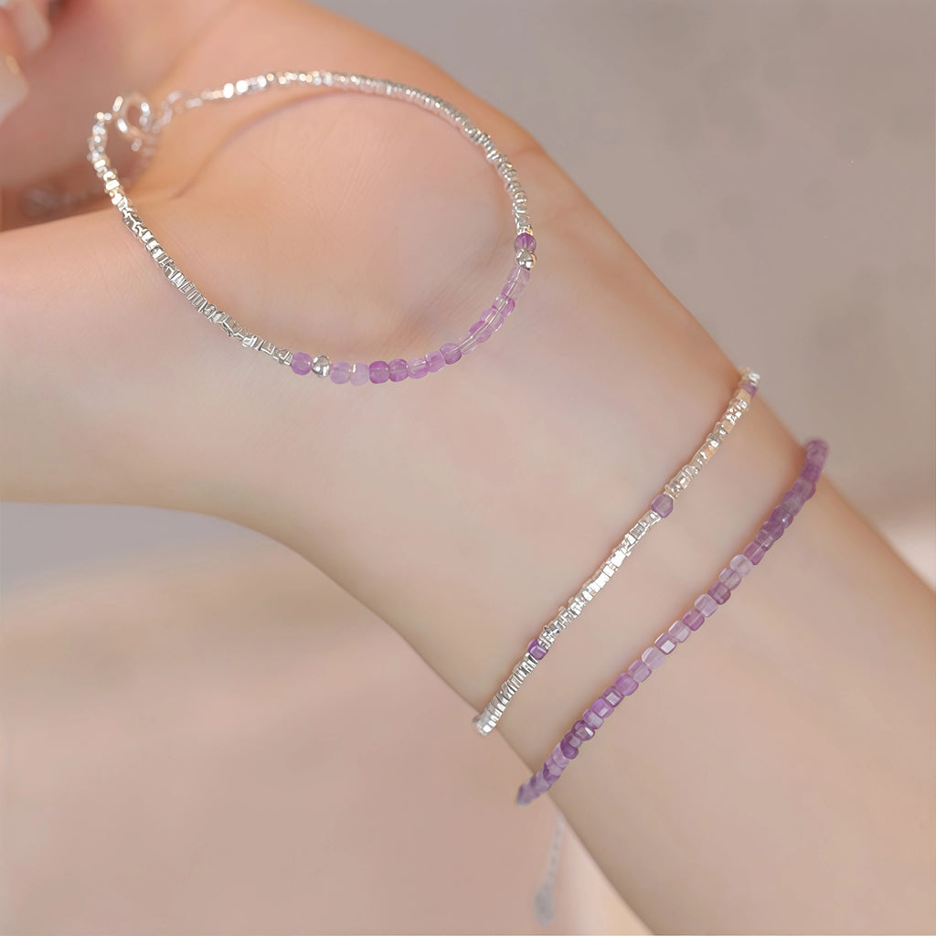 Collier en cristal naturel couronne vintage