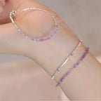 Collier en cristal naturel couronne vintage