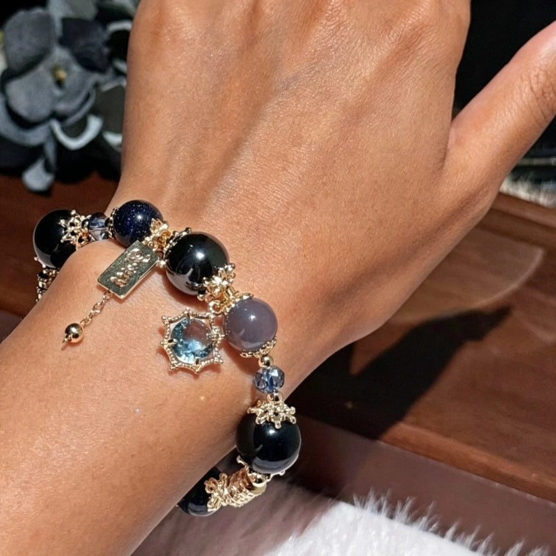 Obsidian Bracelet – Ground Energy, Clear Aura, Protect Your Light