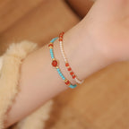 Collier en cristal naturel couronne vintage