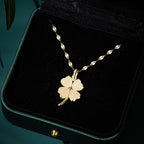 Collier Trèfle à Quatre Feuilles — Amour Éternel pour Votre Petite Amie