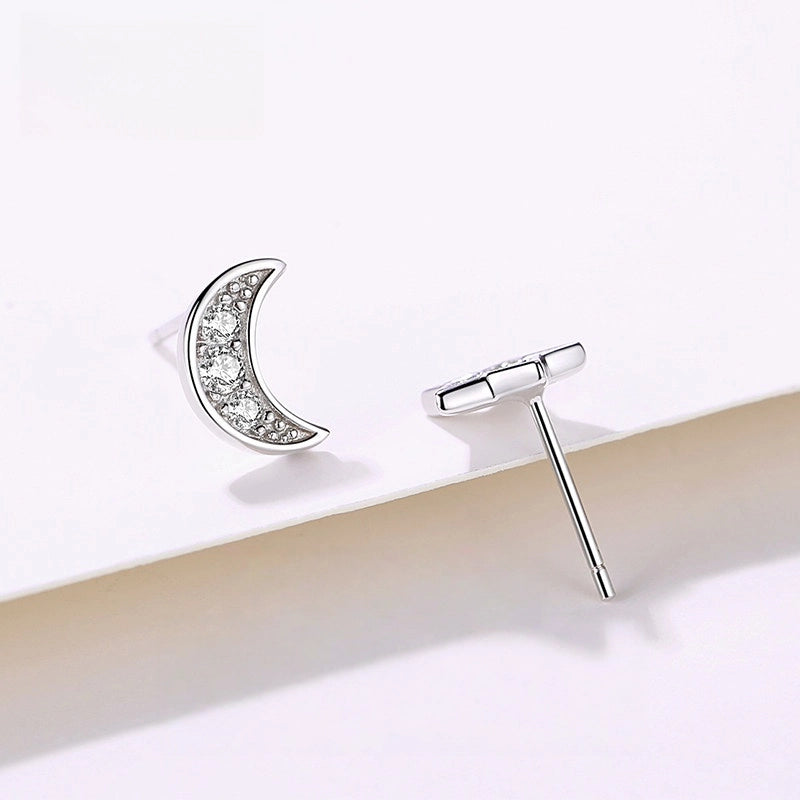 Stellar Drive Intuition Earrings - Moon & Stars Heal Inner Loneliness