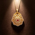 Collier Lotus Cœur pour Bénédictions