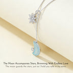 Twilight Shine Moon & Star Necklace