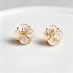Boucles d'oreilles en cristal naturel Lotus Era
