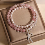 Bracelet de cinabre naturel Renouveau Lotus Rouge
