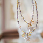 Améthyste Citrine Étoile Perle – Alignez Richesse & Intuition