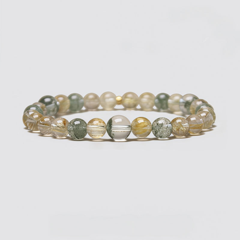 Bracelet en cristal naturel Golden Freedom