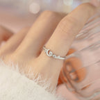 Bague Étoile Lune – Portez Votre Fortune Sous le Ciel