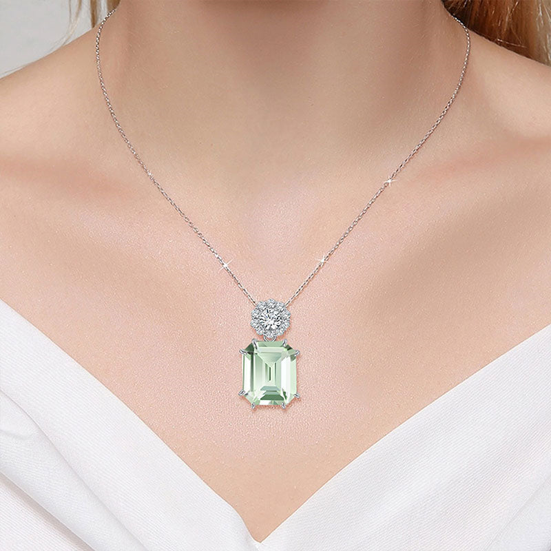 Phoenix Prism Natural Crystal Necklace — Stone of Health, Luck & Happiness
