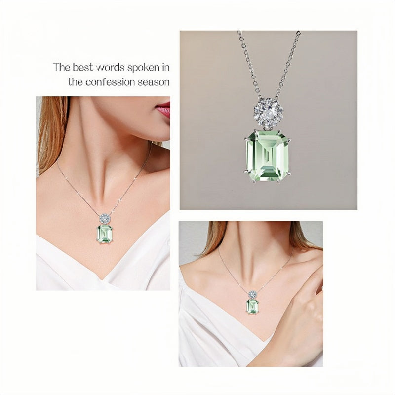 Phoenix Prism Natural Crystal Necklace — Stone of Health, Luck & Happiness