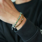 Collier en cristal naturel couronne vintage