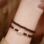 Collier en cristal naturel couronne vintage