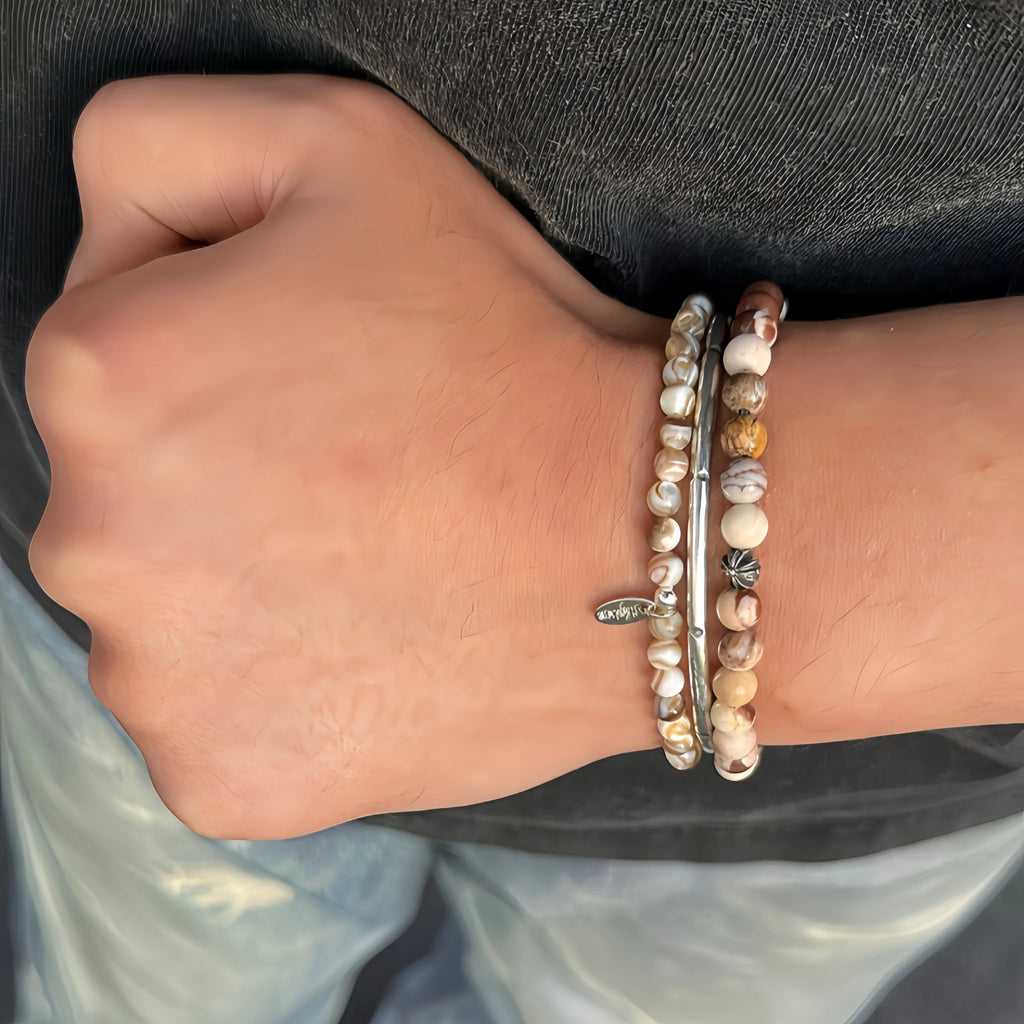Collier en cristal naturel couronne vintage