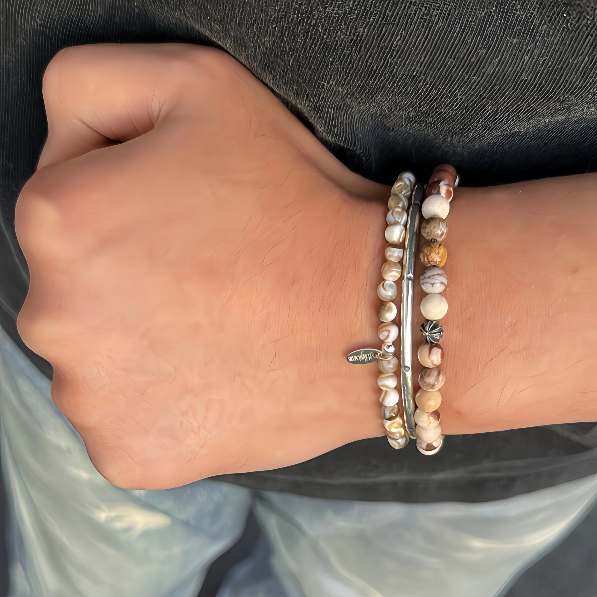Collier en cristal naturel couronne vintage
