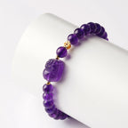 Bracelet Pi Xiu Violet en Cristal Naturel