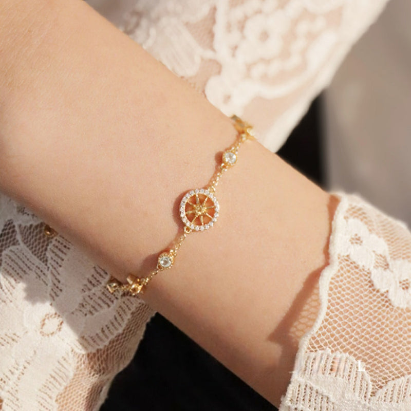 Starlight Compass Citrine Bracelet - Positive Energy & Direction