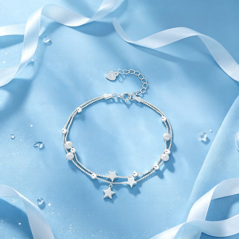 Bracelet Lune et Étoile Pacte d'Amour