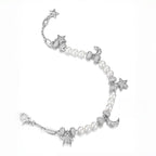 Bracelet Perles Étoile & Lune – Guidance Cosmique, Amour Tendre, Paix Durable