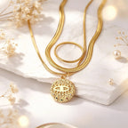 Collier mauvais œil omniscient