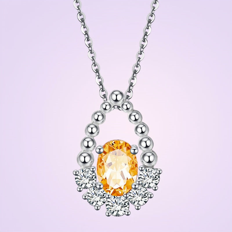 Collier en cristal naturel Aurora Wish