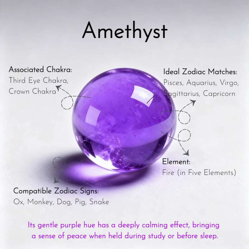 Brazilian Flawless Clear Quartz & Amethyst Bracelet – Purify, Open Wisdom, Attract Benefactors