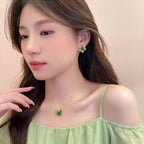 Collier Sakura en jade Hetian