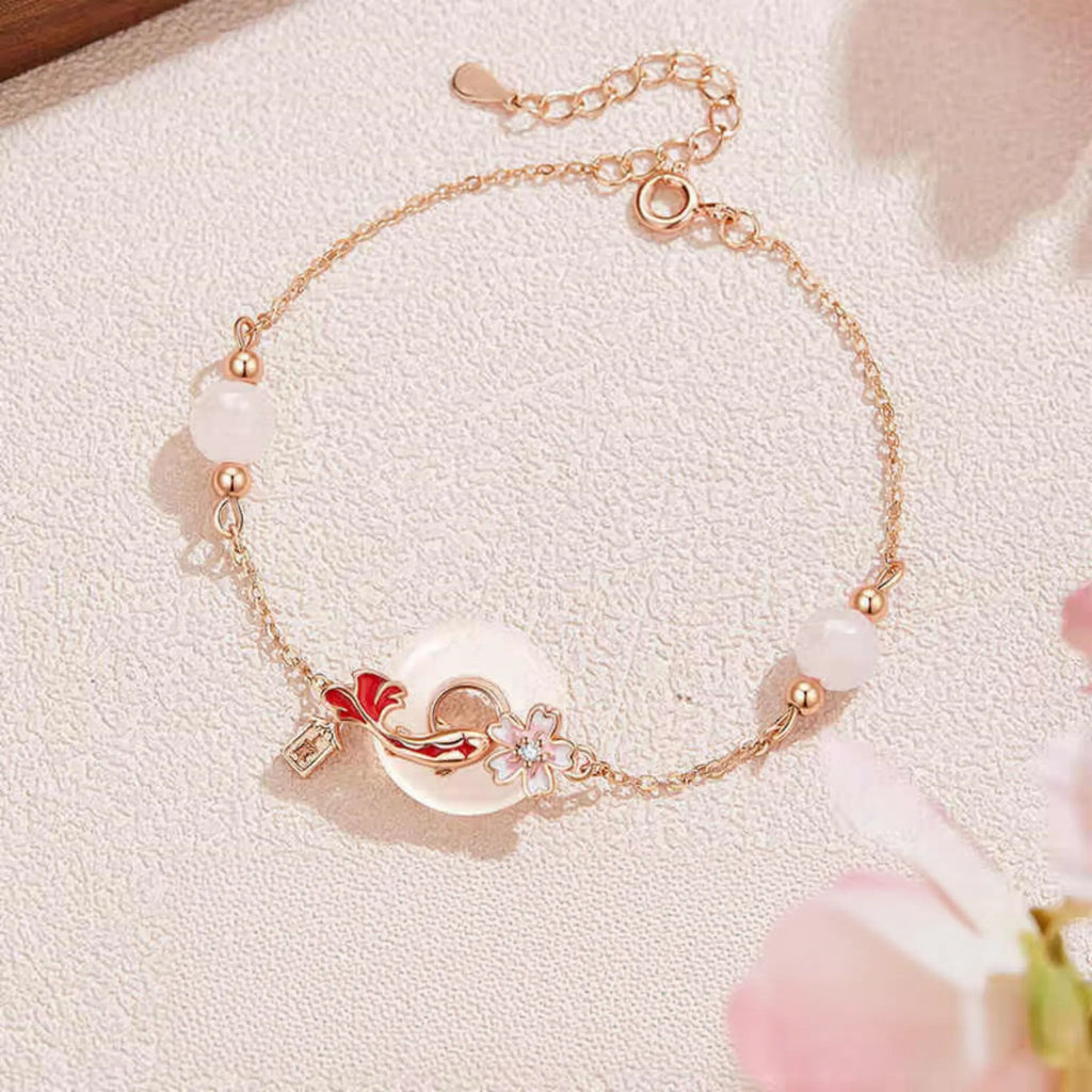 Ping An Kou Bracelet & Necklace Set - Blessed with Good Fortune
