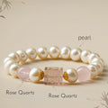 Bracelet en cristal de poudre de perle d'eau douce