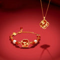 Collier en cristal de quartz clair Pendentif facetté irrégulier