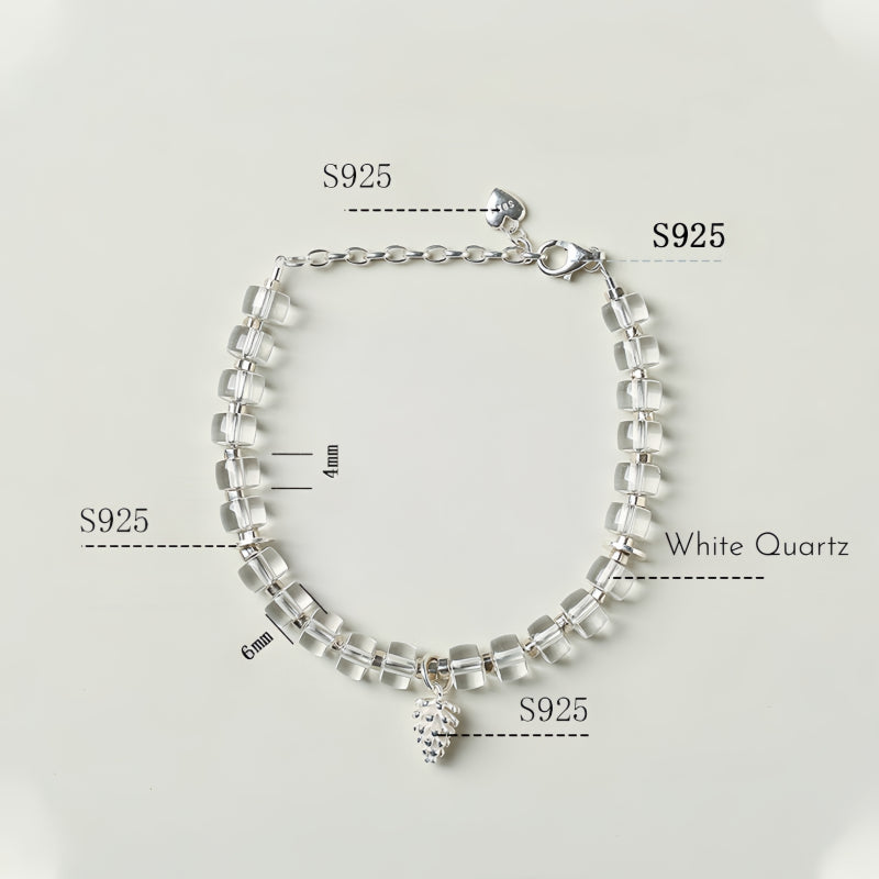 Bracelet en cristal naturel Maître Guérisseur