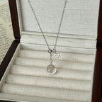 Collier à ajustement facile en quartz clair - Pureté intérieure et expression claire