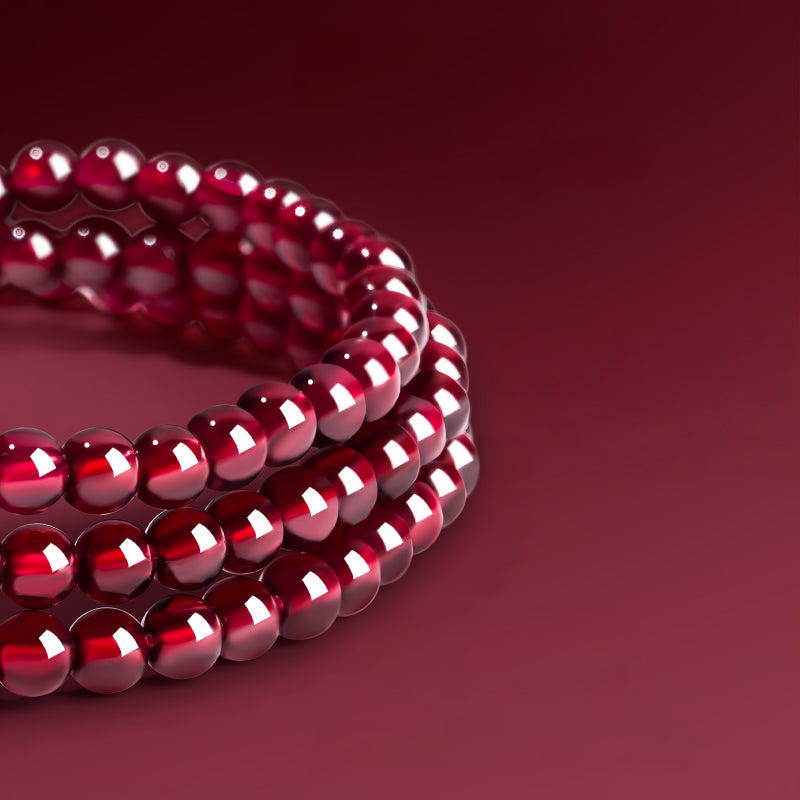 Natural Garnet Multi‑Layer Bracelet - Well‑being & Abundance