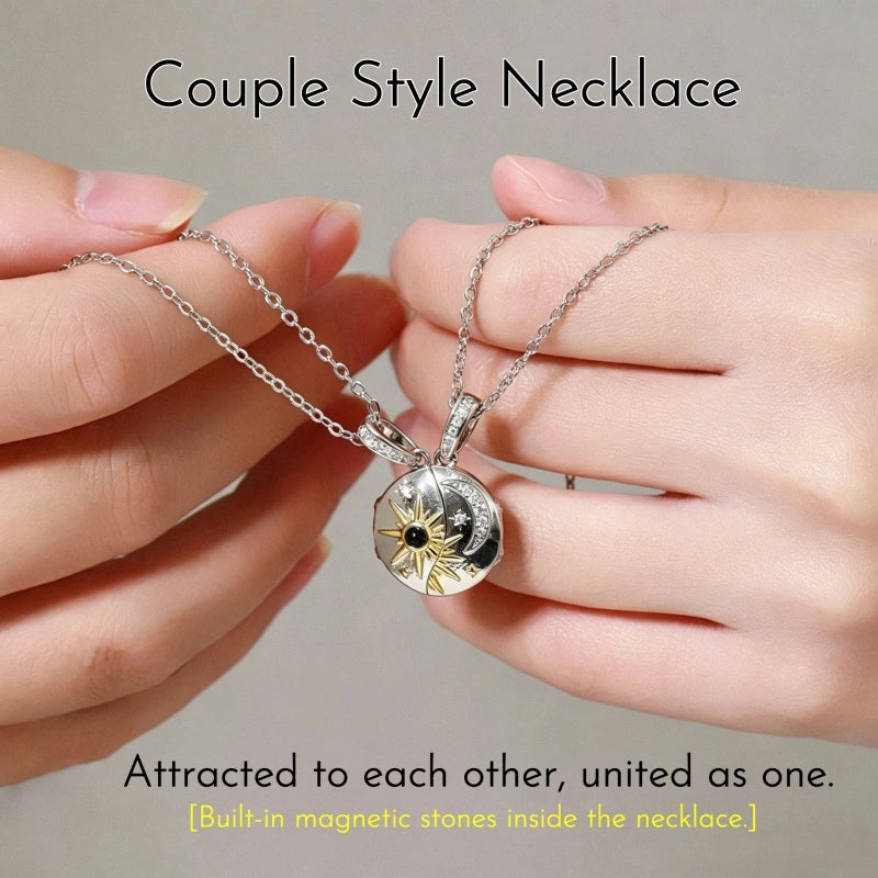 Lovers Moon & Star Necklace