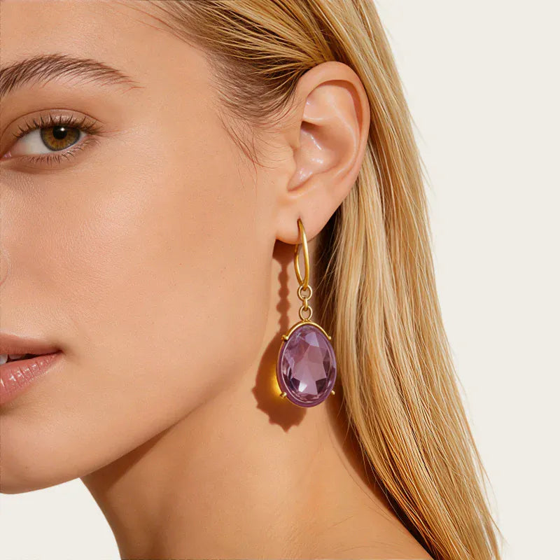 Natural Crystal Thalassa Earrings