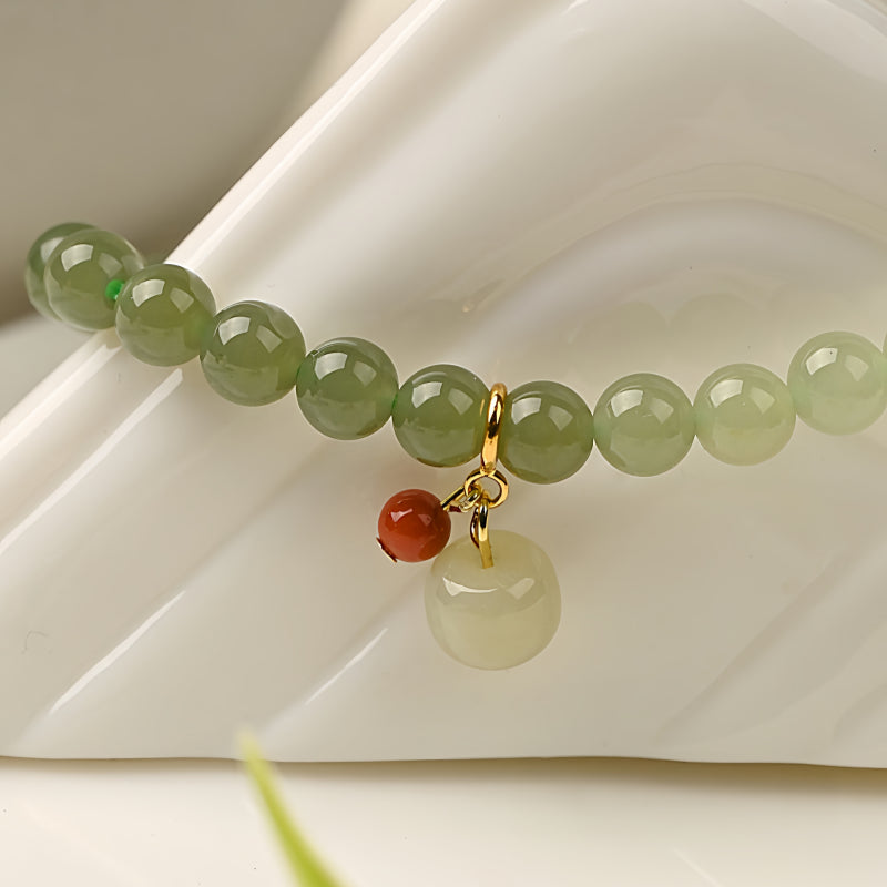 Bracelet Noble Cheval en Jade de Hetian