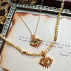 Vintage Evil Eye Necklace - Draws Constant Opportunities